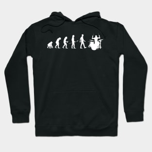 Evolution Man Drums Drummer Gift Drumming Hoodie